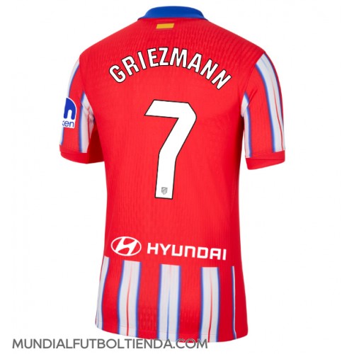 Camiseta Atletico Madrid Antoine Griezmann #7 Primera Equipación Replica 2024-25 mangas cortas